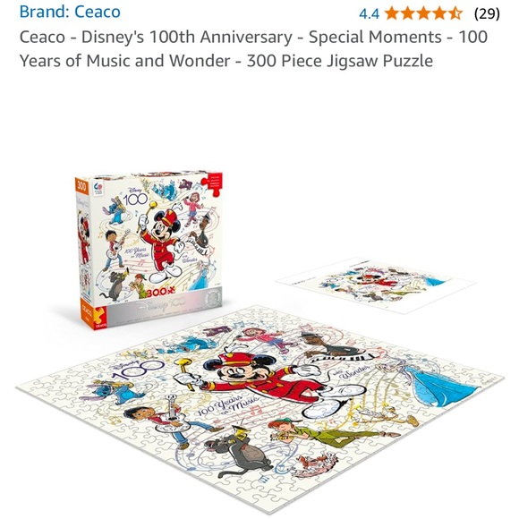 Disney 300 pc Puzzle - Disney’s 100th Anniversary - “Special Moments” - Picture 5 of 9